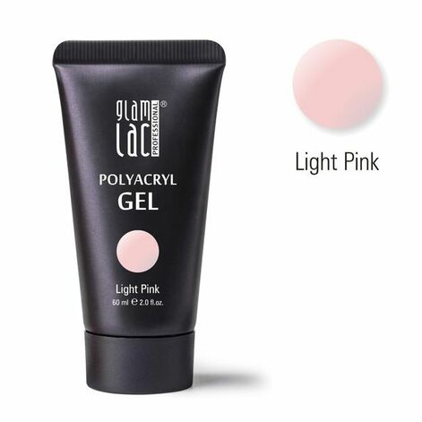 GlamLac Polyacryl Gel,Kamuflaaž Polacryl Geel Light Pink
